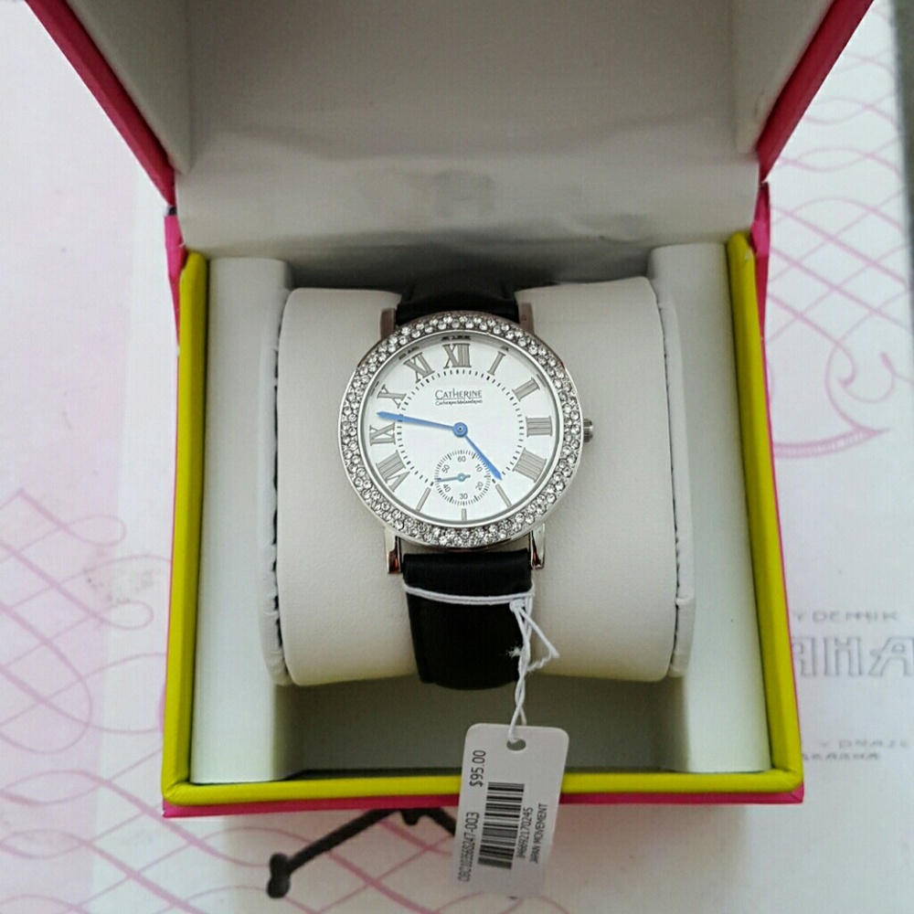 Catherine Malandrino Rhinestone watch